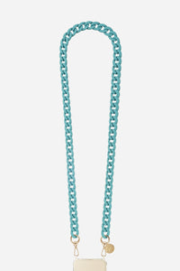 La Coque Francaise - Sarah Blue Marine Long Phone Chain