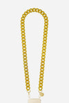 La Coque Francaise - Gia Mustard Long Phone Chain