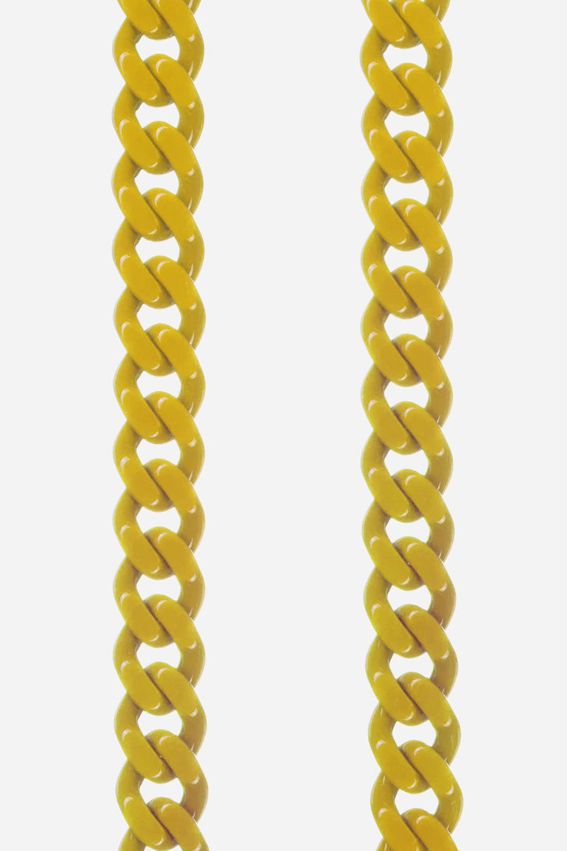 La Coque Francaise - Gia Mustard Long Phone Chain