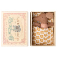Maileg - Sleepy-Wakey Baby Mouse In a Box - Rose