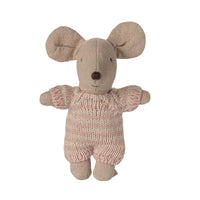 Maileg - Baby Mouse in Carry Cot Rose