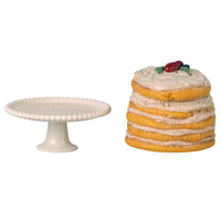 Maileg - Party Cake and Cake Stand Mouse