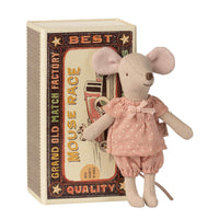 Maileg - Big Sister Mouse in Matchbox