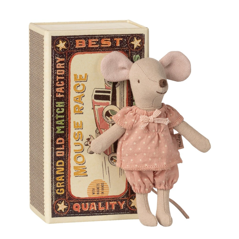 Maileg - Big Sister Mouse in Matchbox