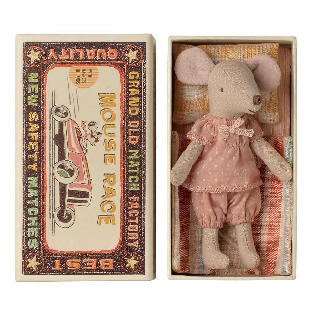 Maileg - Big Sister Mouse in Matchbox