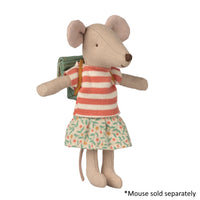 Maileg - Clothes and Bag Big Sister Mouse Green