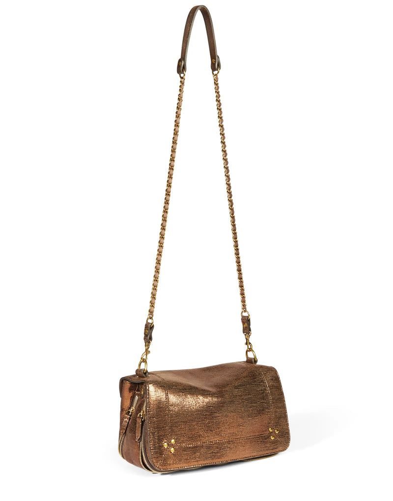 Jerome Dreyfuss Bobi - Lamé Bronze goatskin