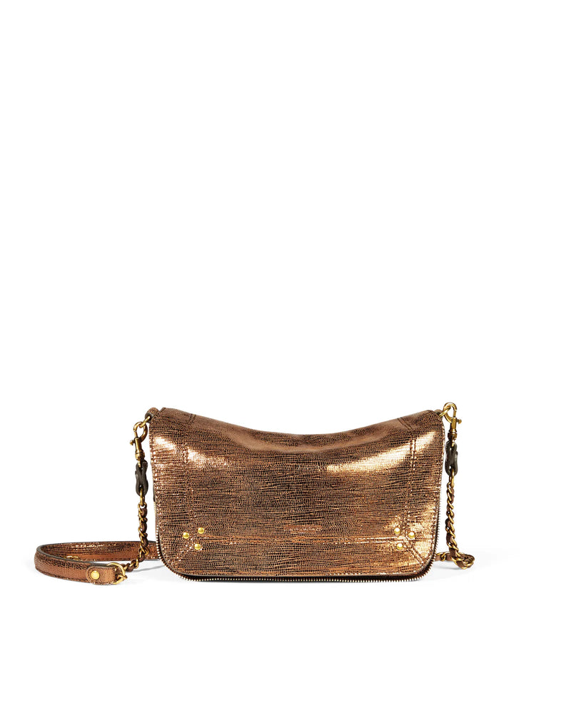 Jerome Dreyfuss Bobi S - Lamé Bronze goatskin