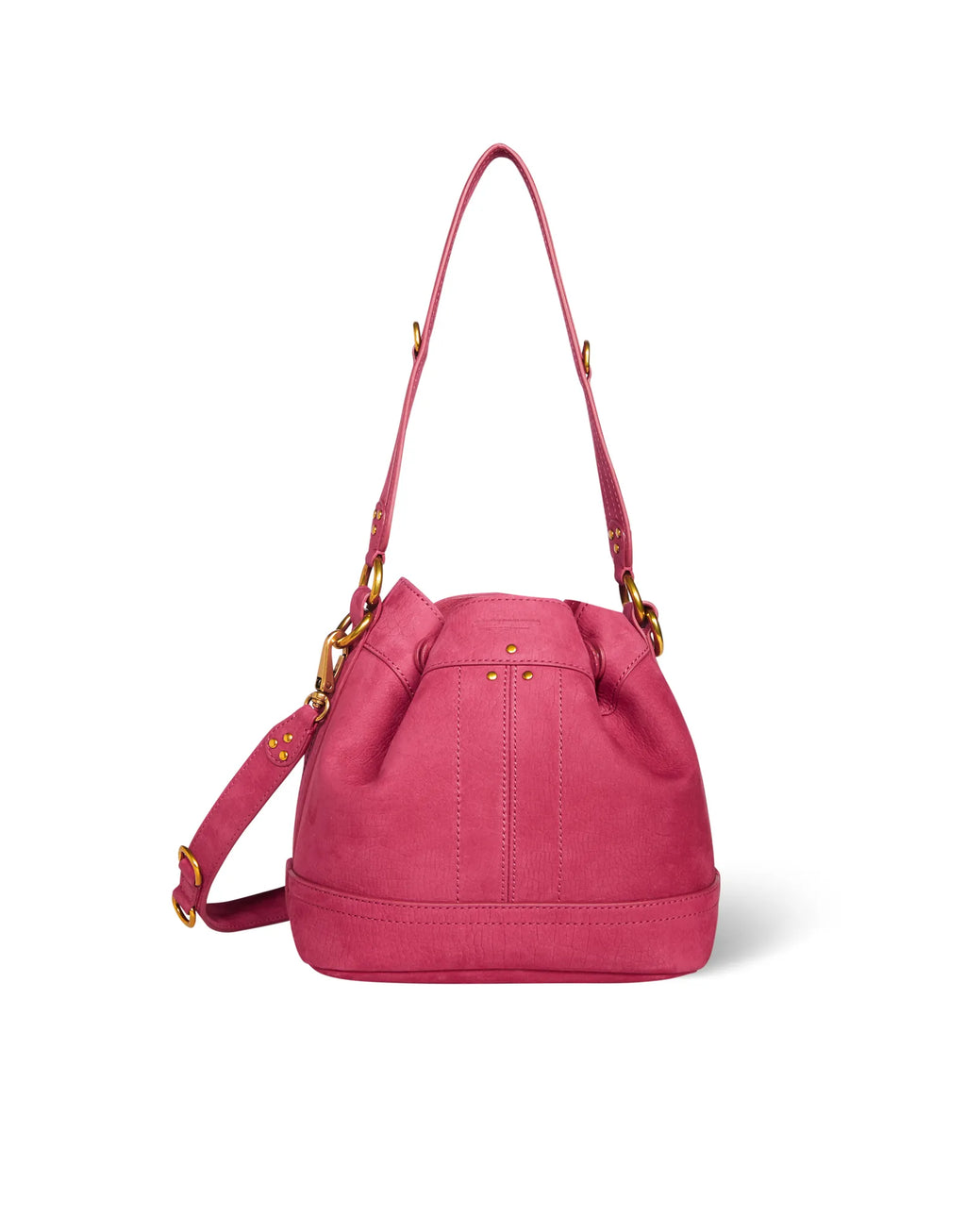 Jerome Dreyfuss Ben S - Imprimé Croco Framboise Taurillon