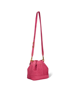 Jerome Dreyfuss Ben S - Imprimé Croco Framboise Taurillon