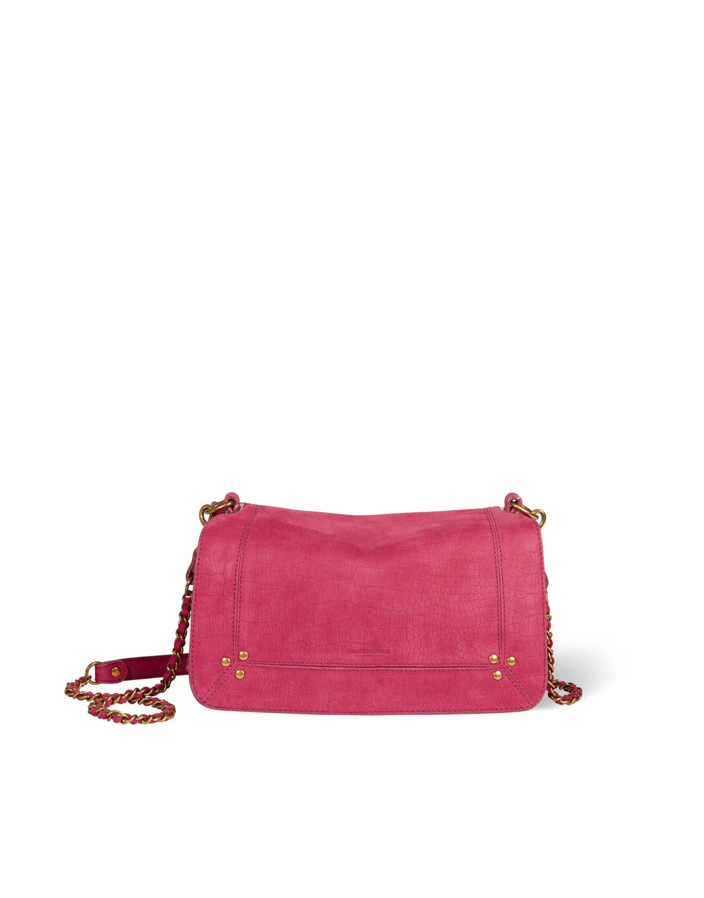 Jerome Dreyfuss Bobi - Imprimé Croco Framboise Taurillon