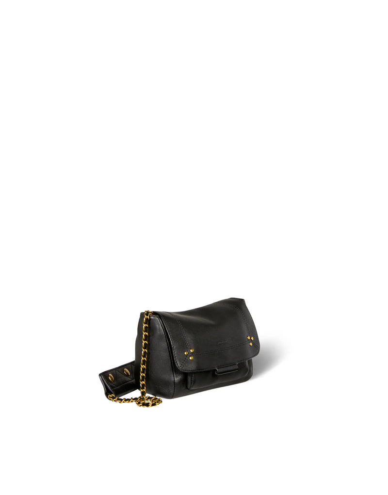 Jerome Dreyfuss Lulu S - Noir brass calfskin