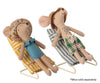 Maileg - Beach Chair Set Mouse