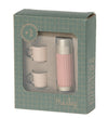 Maileg - Miniature Thermos And Cups coral
