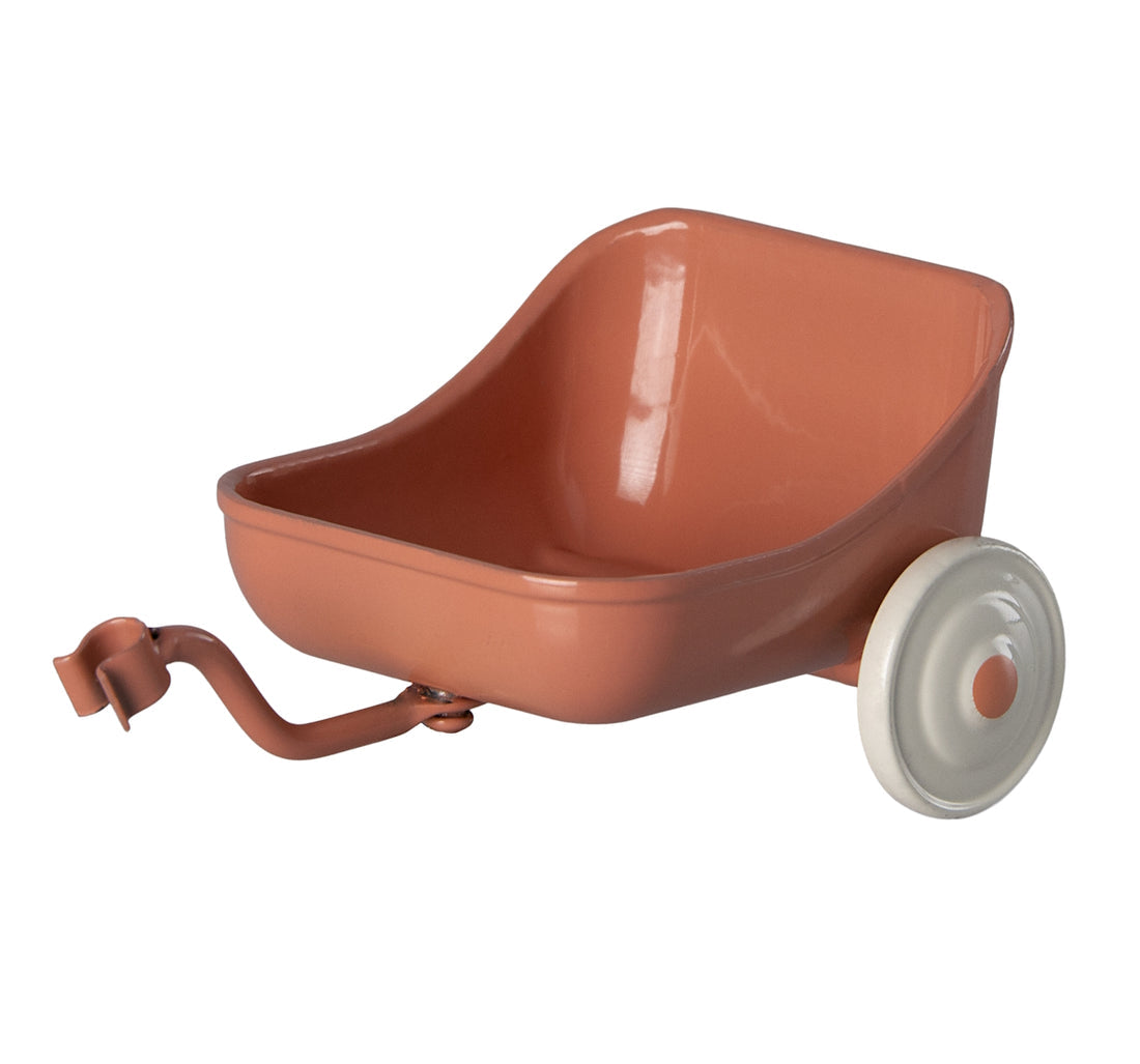 Maileg - Tricycle Trailer Mouse Coral