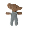 Maileg - Sleepy-Wakey Baby Mouse In a Box - Blue