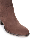 Estilo Emporio - Nubuk Love Zip Boot - Chocolate