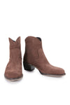 Estilo Emporio - Nubuk Love Zip Boot - Chocolate