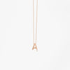 Vanrycke - Abécédaire Necklace Rose Gold and Diamond Necklace