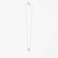 Vanrycke - Charlie Triple Ring Rose Gold and Diamond Necklace