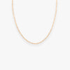 Vanrycke - Skin Tattoo Rose Gold Necklace - 42cm