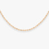 Vanrycke - Skin Tattoo Rose Gold Necklace - 50cm