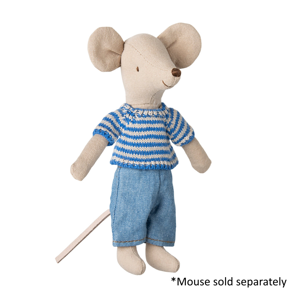 Maileg - Knitted Sweater and Pants Big Brother Mouse