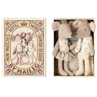 Maileg - Royal Twin Mice in Matchbox