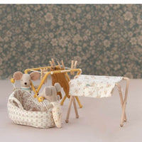 Maileg - Nursery Table for Baby Mouse Rose