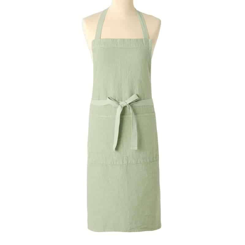 Charvet Editions French Linen Apron - Tablier Doudou - Pistache