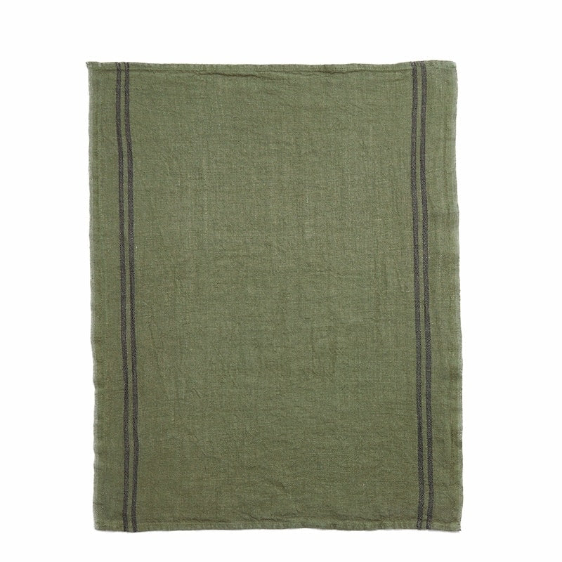 Charvet Editions French Linen Tea-Towel - Country - Avocat