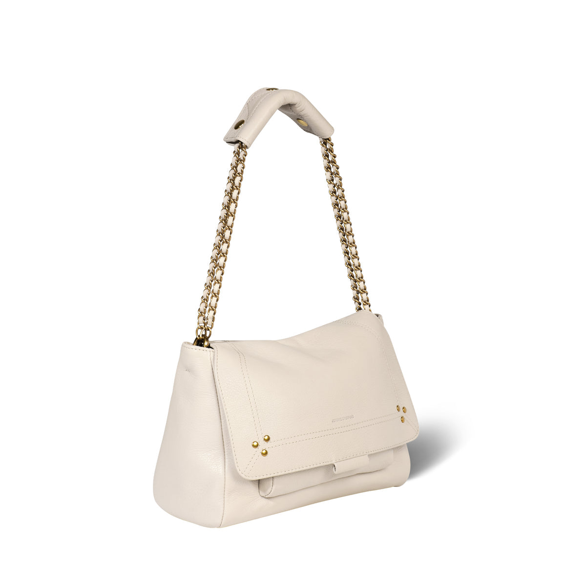 Jerome Dreyfuss Lulu M - Ecru grainé Goatskin