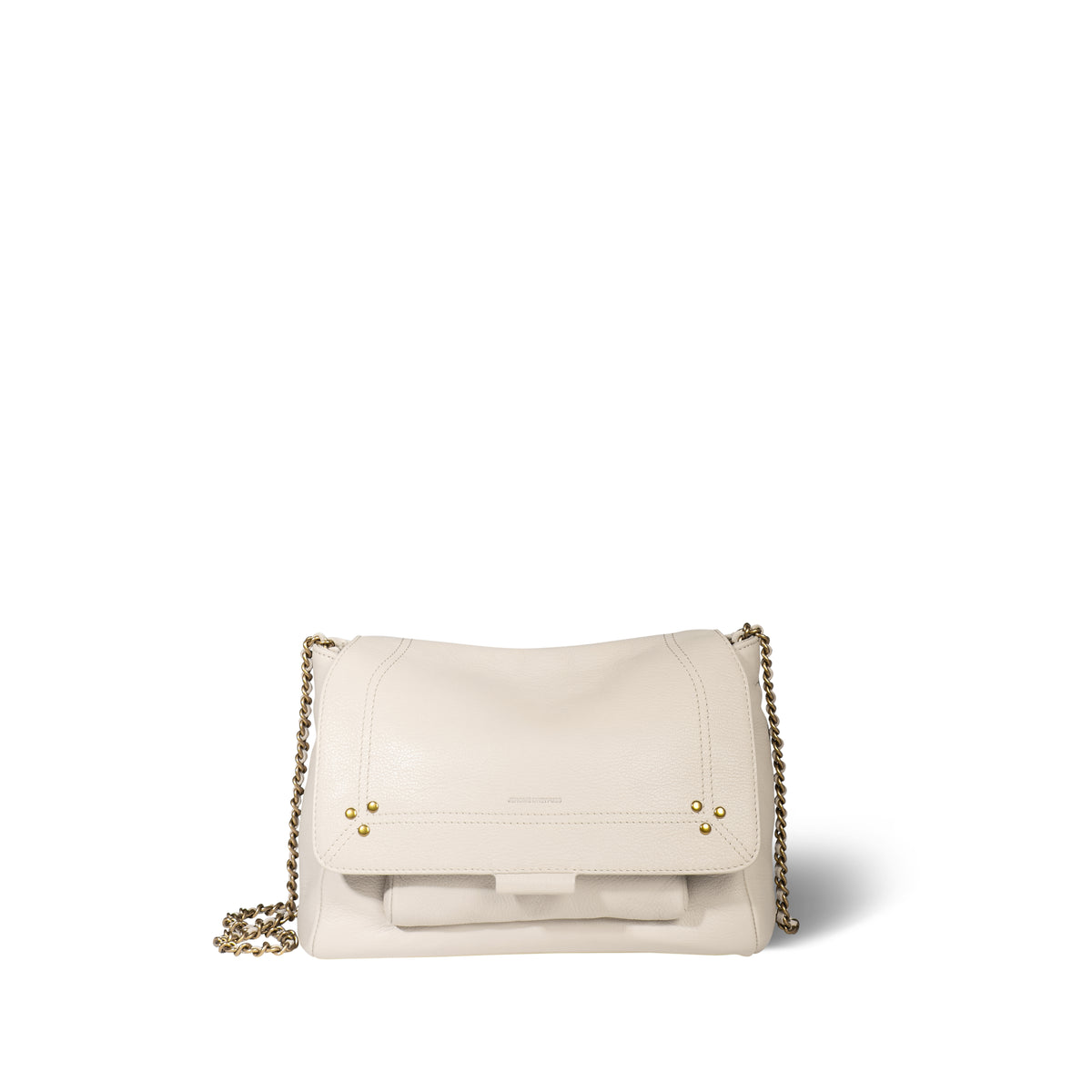 Jerome Dreyfuss Lulu M - Ecru grainé Goatskin