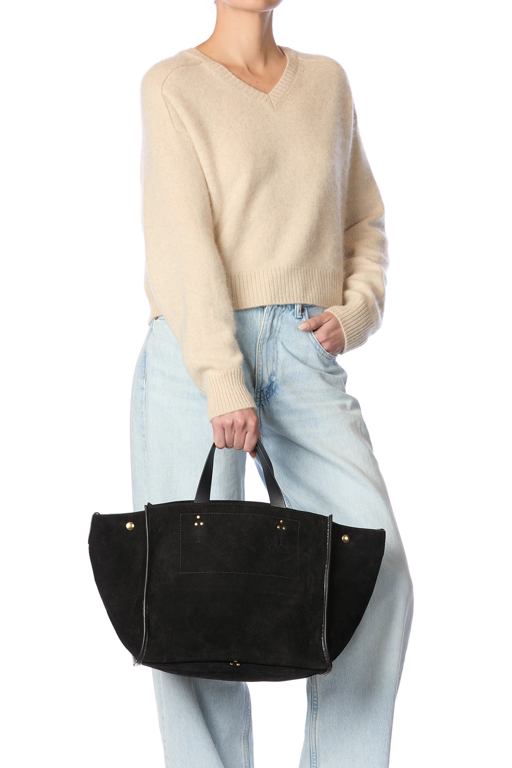 Jerome Dreyfuss Léon M - Noir Split Suede