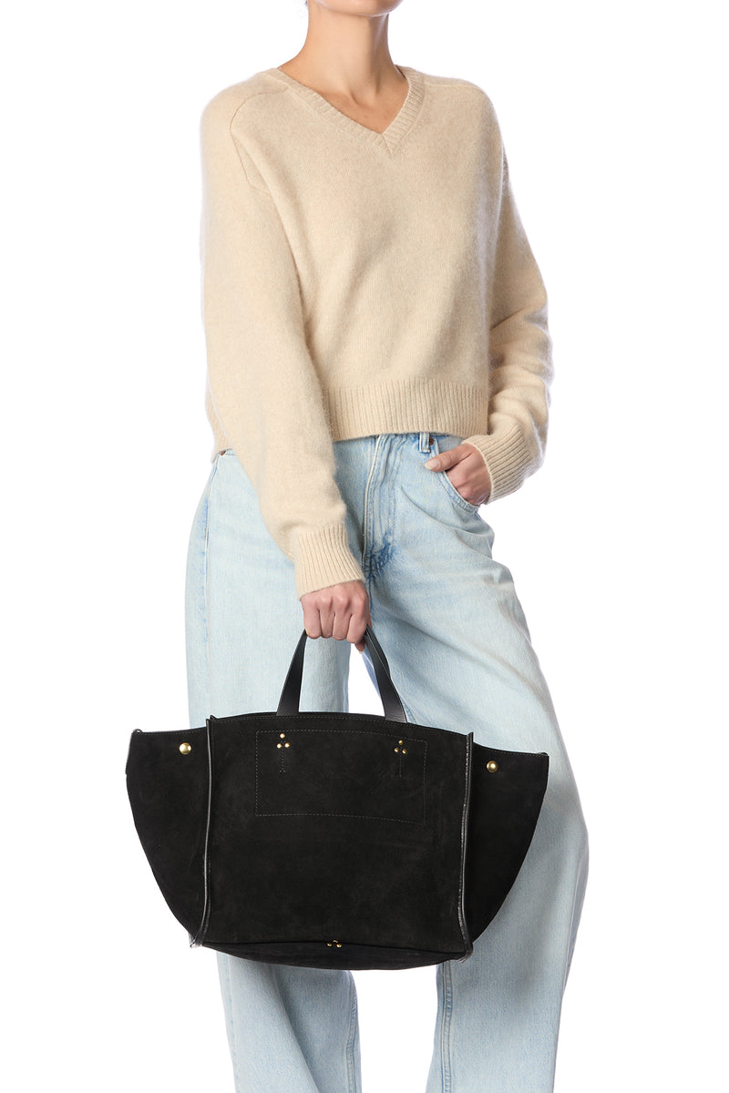 Jerome Dreyfuss Léon M - Noir Split Suede