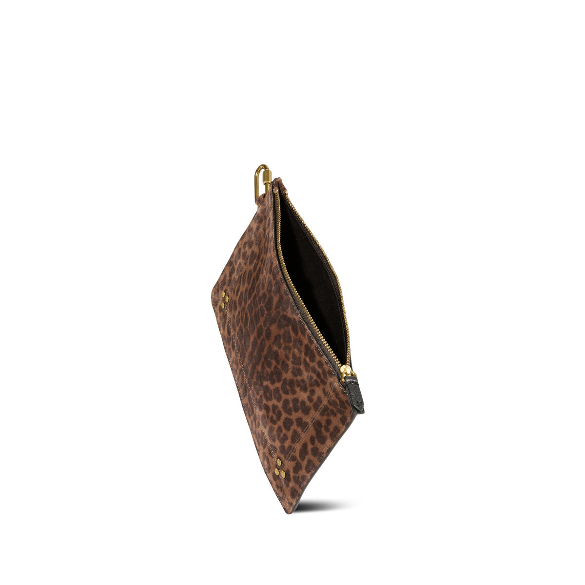 Jerome Dreyfuss Popoche M - Imprimé Léopard Naturel Split Suede