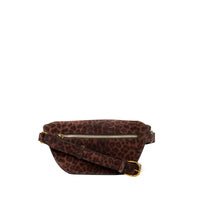 Jerome Dreyfuss Lino banane - Imprimé Léopard Naturel Split Suede
