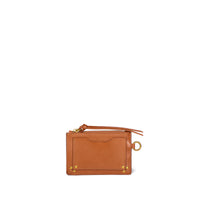 Jerome Dreyfuss Lucky porte cartes - Chêne Cowskin