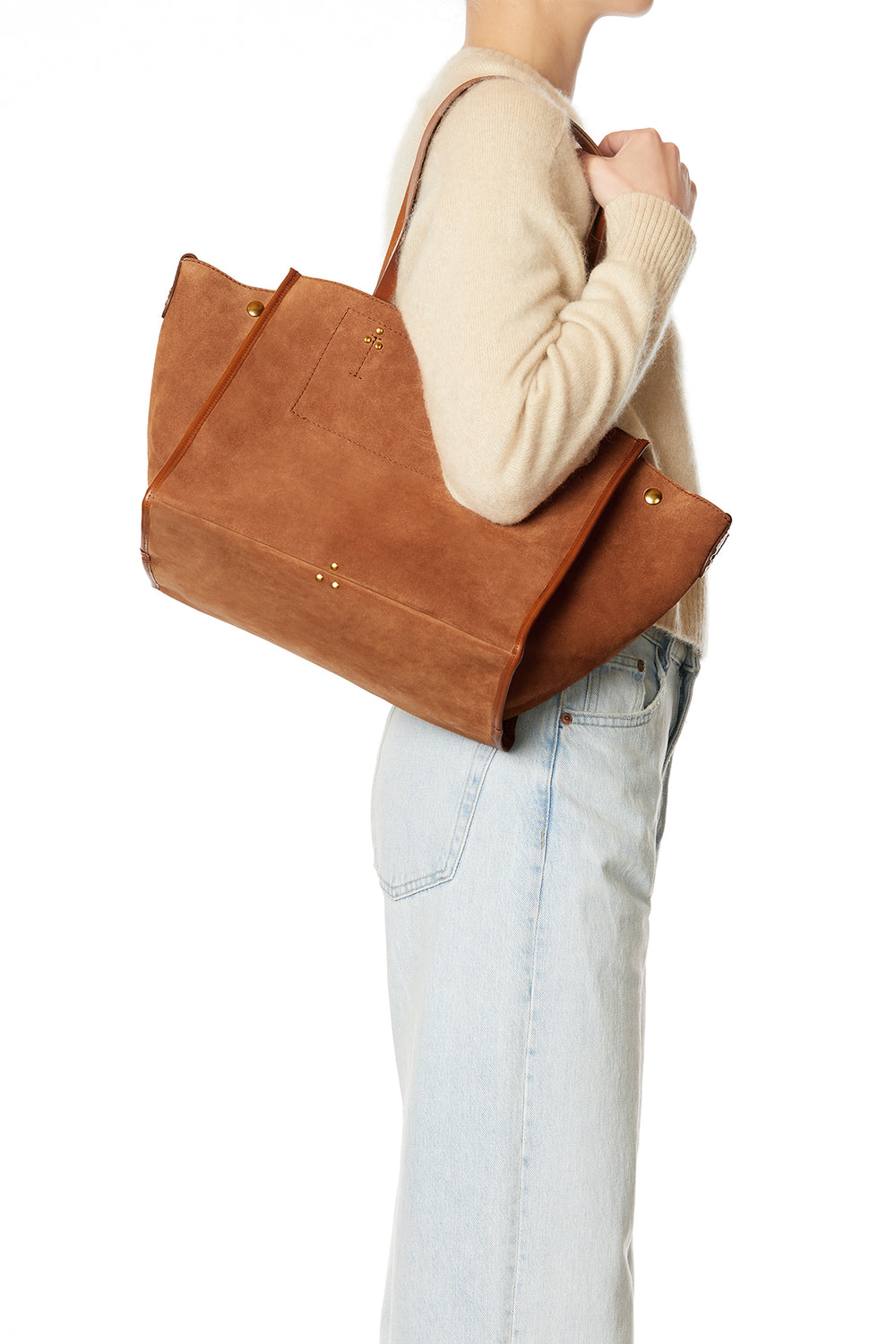 Jerome Dreyfuss Léon M - Split Suede Caramel