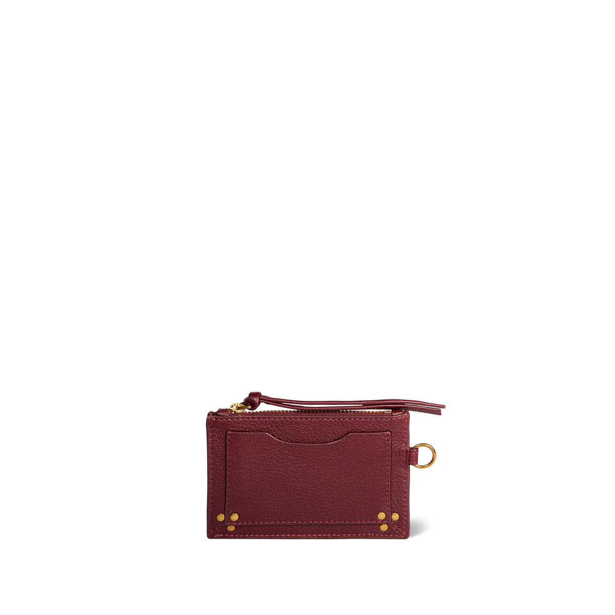 Jerome Dreyfuss Lucky porte cartes - Brulé Goatskin