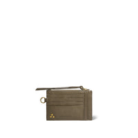 Jerome Dreyfuss Lucky porte cartes - Kaki Goatskin