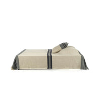 Libeco - Black House Stripe Coverlet