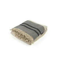 Libeco - Black House Stripe Coverlet