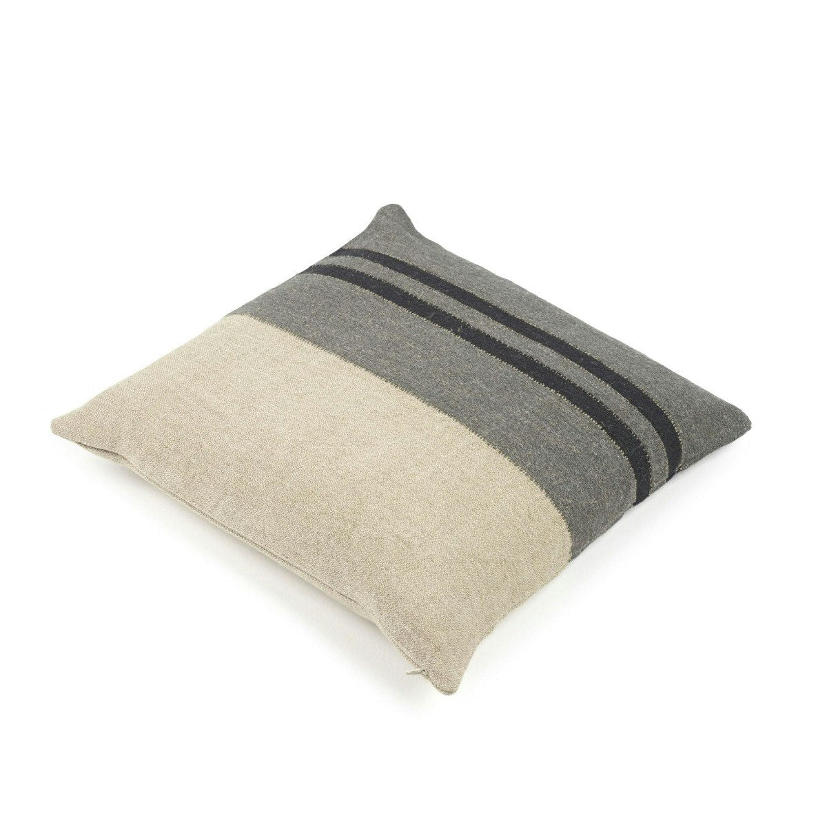 Libeco Black House Stripe Pillow Cover