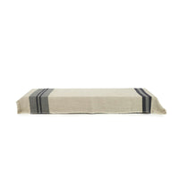 Libeco Linen - Black House Stripe Throw