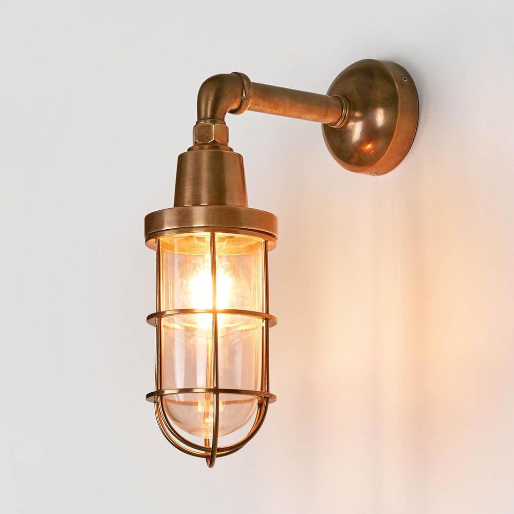 Starboard - Outdoor Wall Light Antique Brass