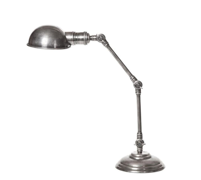 Stamford - Desk Lamp Antique Silver