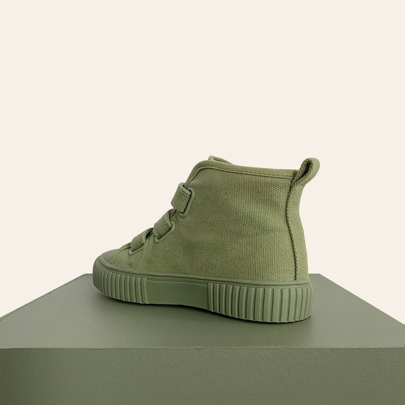 Piccolini High Top Sneaker - Khaki