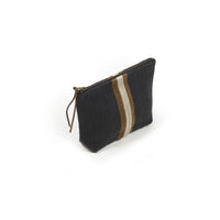 Libeco Linen Jasper Pouch - Faded black