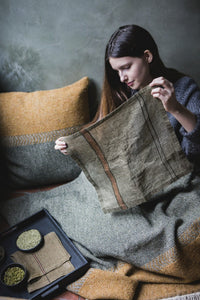 Libeco Linen - Marie Green Stripe Napkin